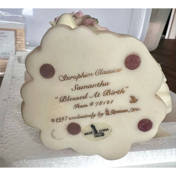 Vintage Seraphim Classics Angel Samantha "Blessed At Birth” #78132 (IOB) 1997 CO - Picture 7 of 9